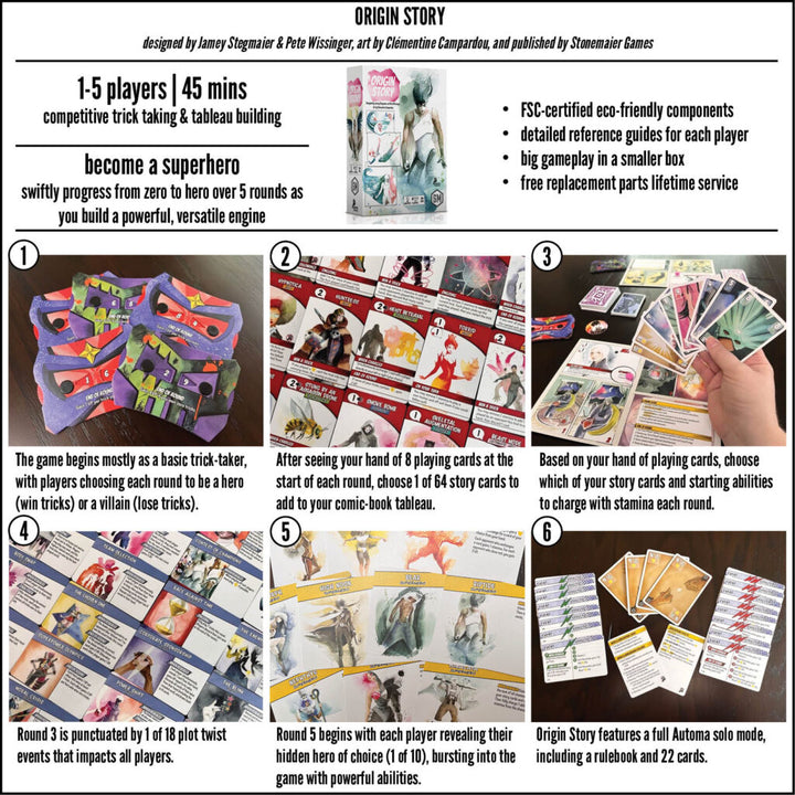 Origin Story - Board Game