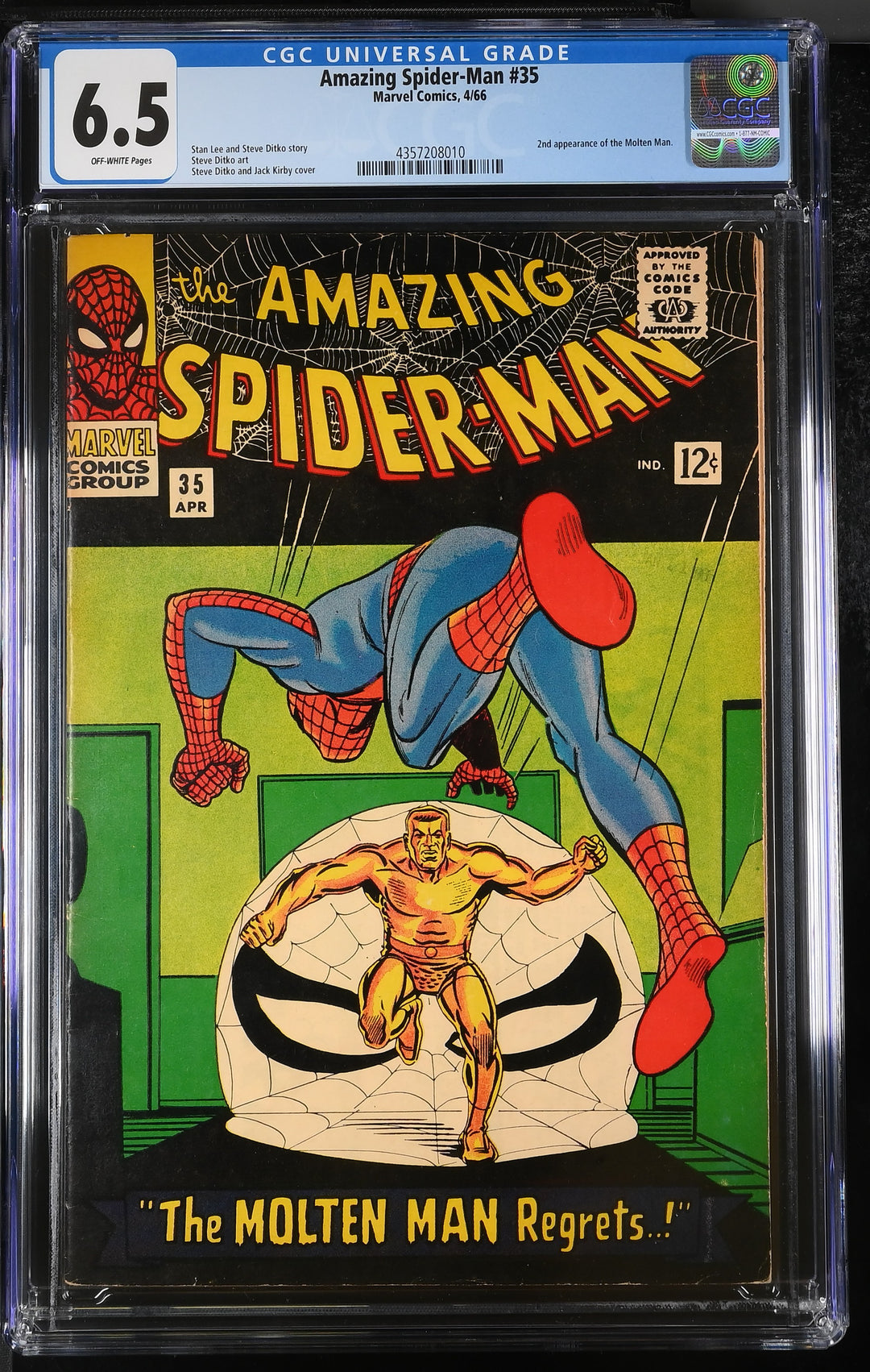 Amazing Spider-Man #35 CGC 6.5 Off White Pages