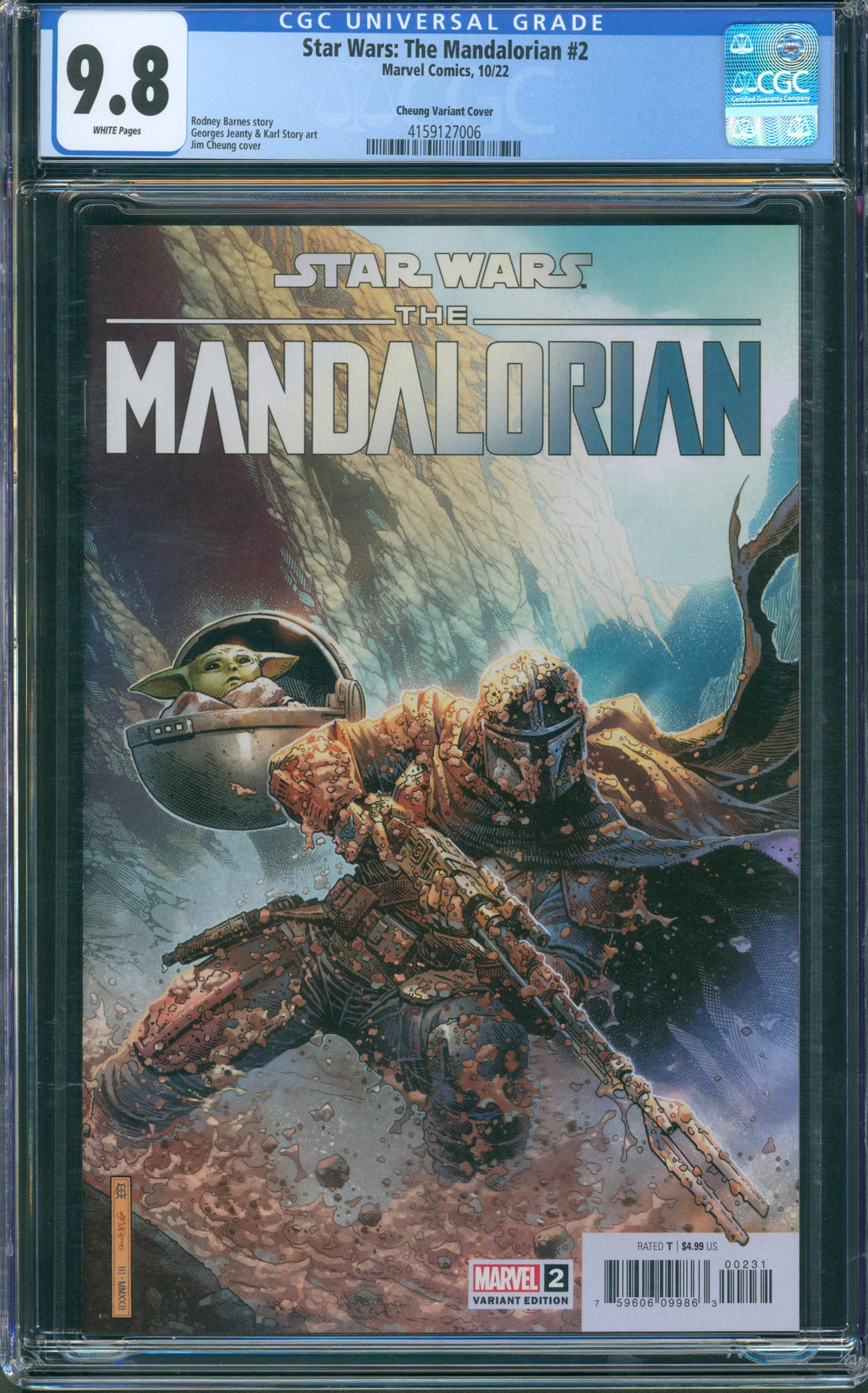 Star Wars: The Mandalorian #2 CGC 9.8
