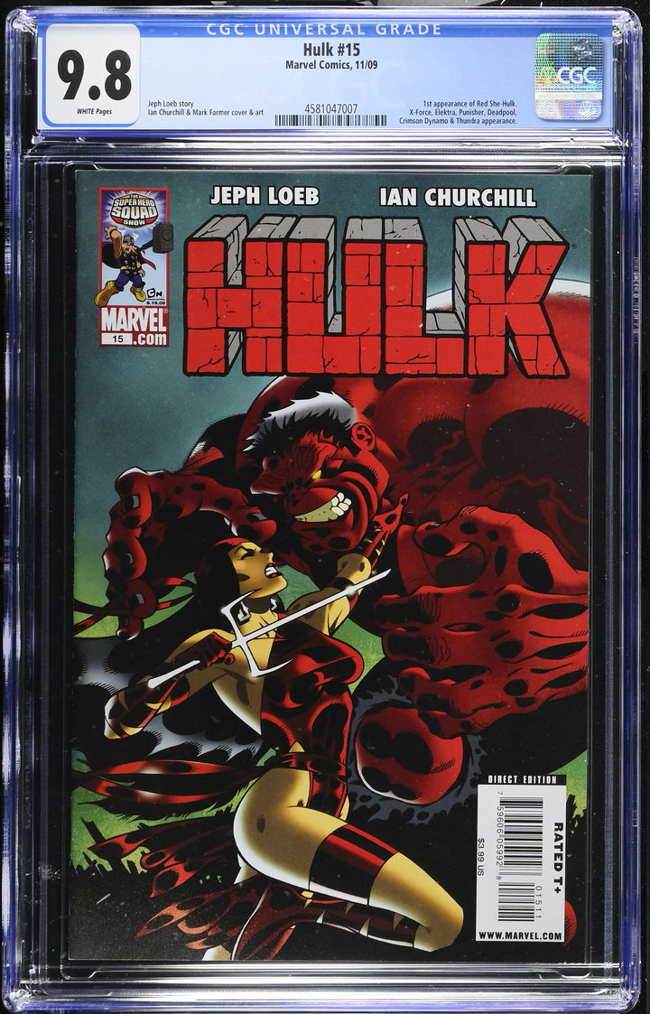 Hulk #15 CGC 9.8