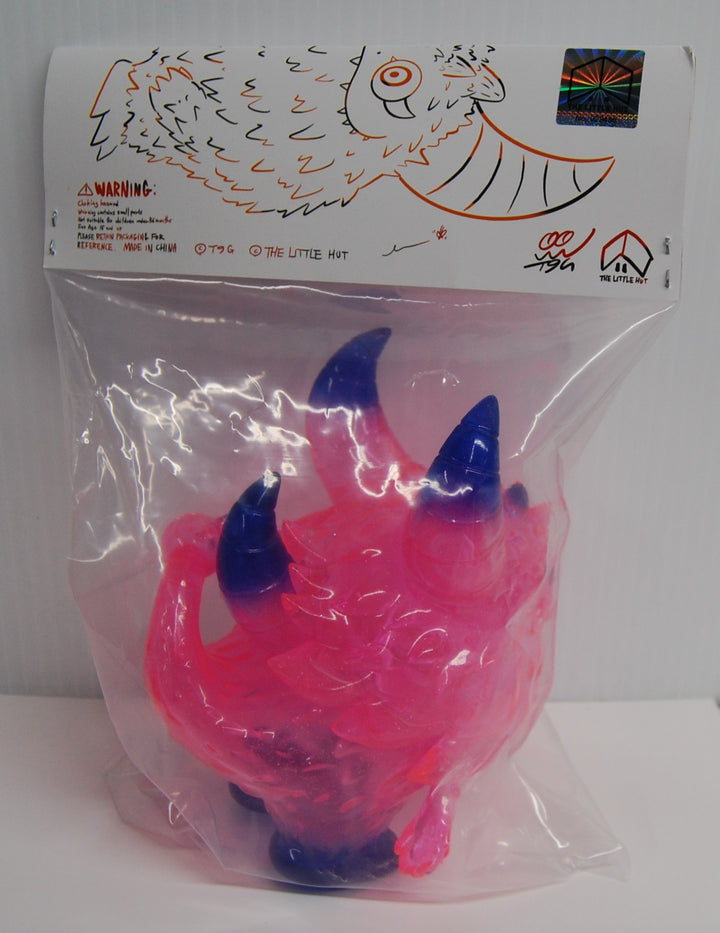 RANGEAS REX JR. The Little Hut T9G Lollipop Pink Clear Soft Vinyl Figure Sofubi