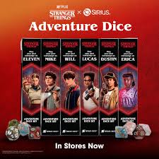 Sirius Dice: 7 Ct Stranger Things Adventure Dice - Dustin
