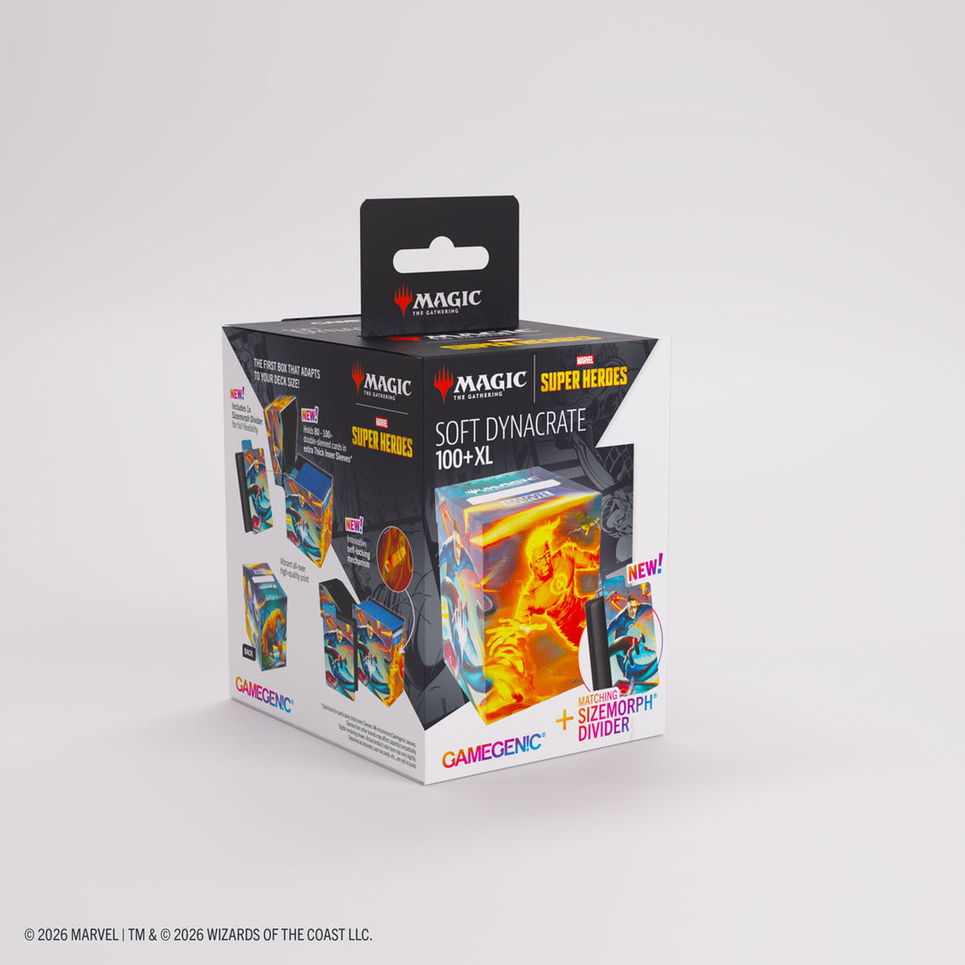 Magic: The Gathering: Marvel Super Heroes: Soft Dynarate 100+ XL Deck Box - Fantastic Four Unleashed