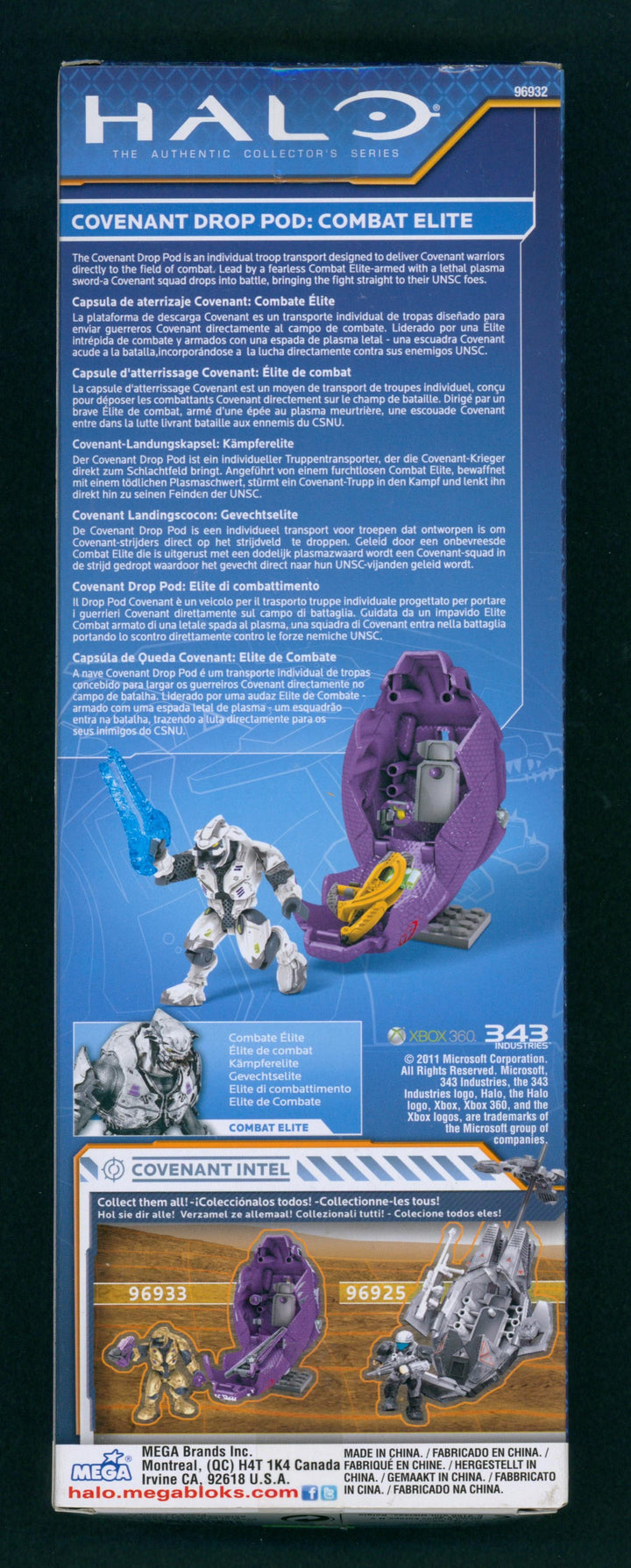 Halo Covenant Drop Pod: Combat Elite