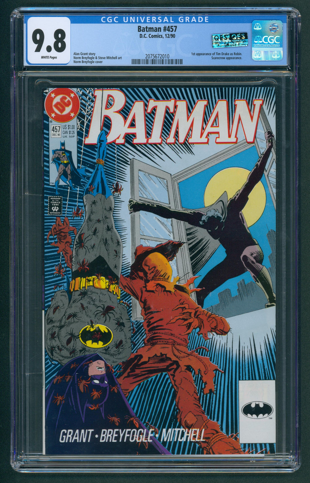 Batman #457 CGC 9.8