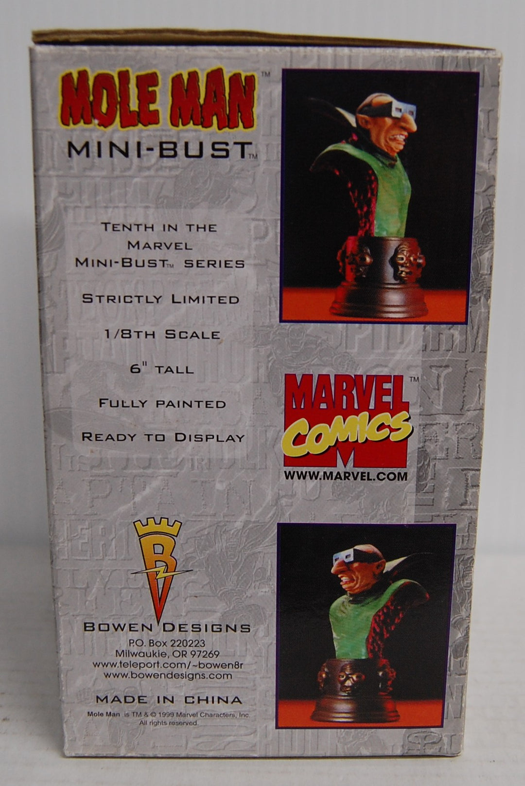 Marvel Randy Bowen - Mole Man 5" Mini-Bust LE #446/1000