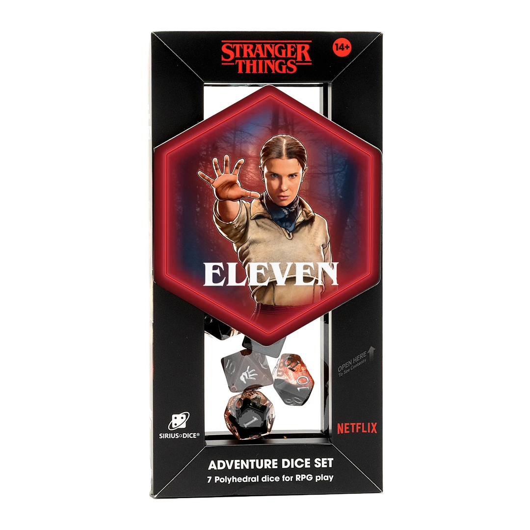 Sirius Dice: 7 Ct Stranger Things Adventure Dice - Eleven