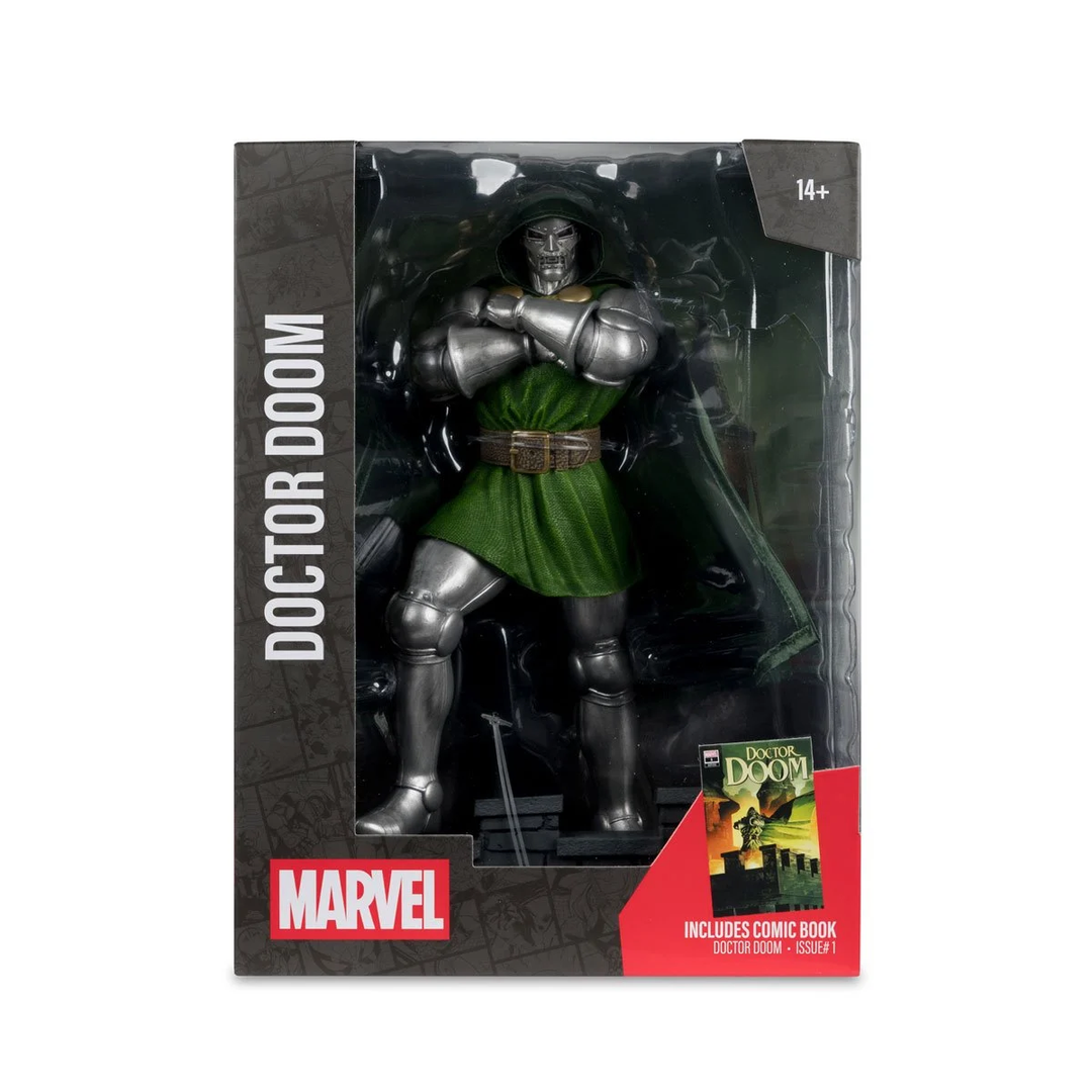 Marvel Wave 8 Doctor Doom #1 1:6 Scale Posed Figure with Scene and Comic