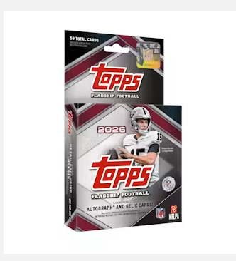 2026 Topps Football Retail Hanger Box