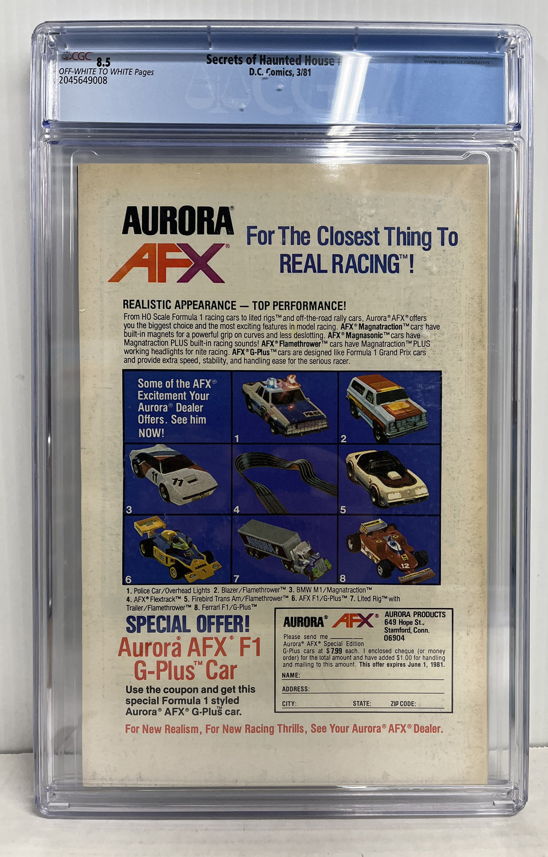 Secrets of Haunted House #34 CGC 8.5