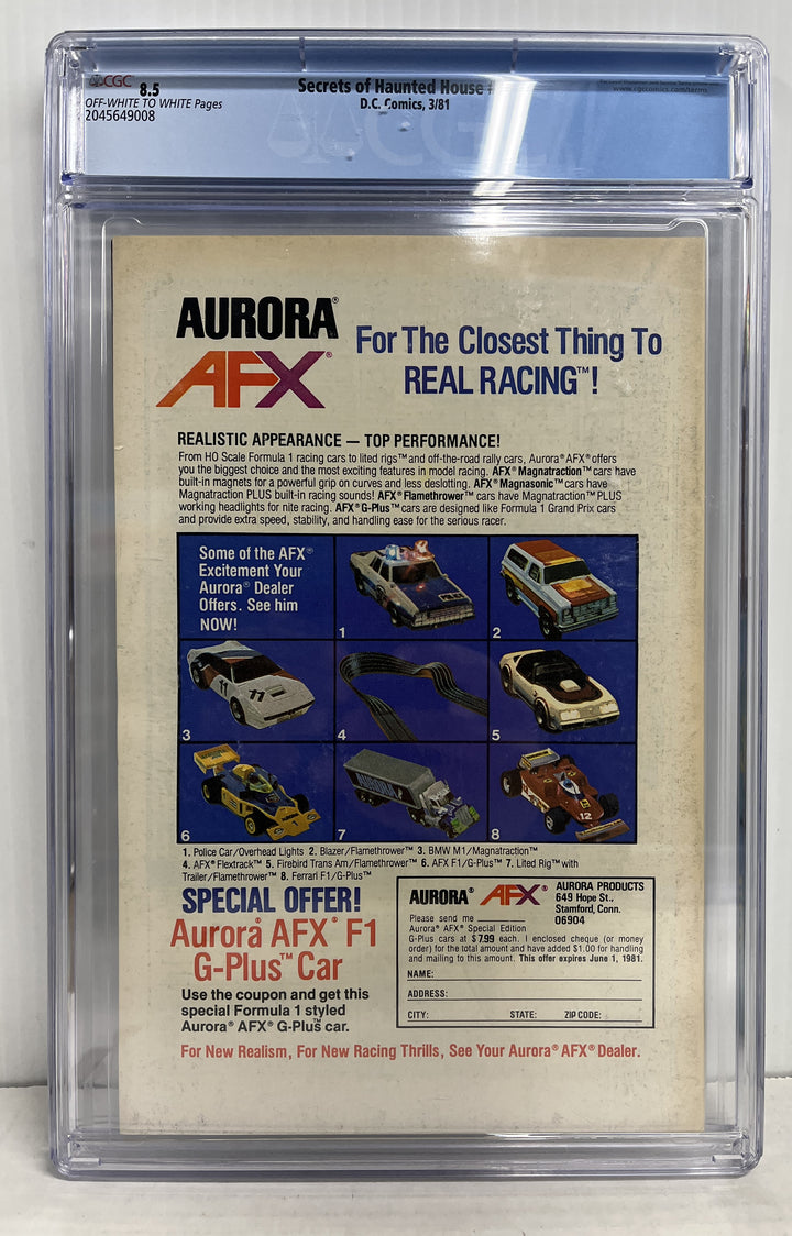 Secrets of Haunted House #34 CGC 8.5