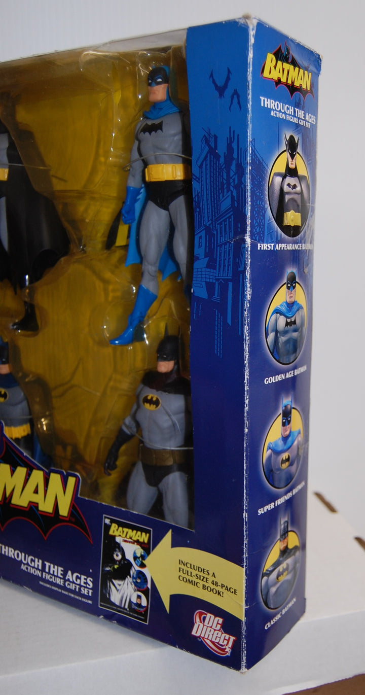 Batman Through the Ages 4-Pack Figures Gift Set 2007 DC Direct *Box Damage*