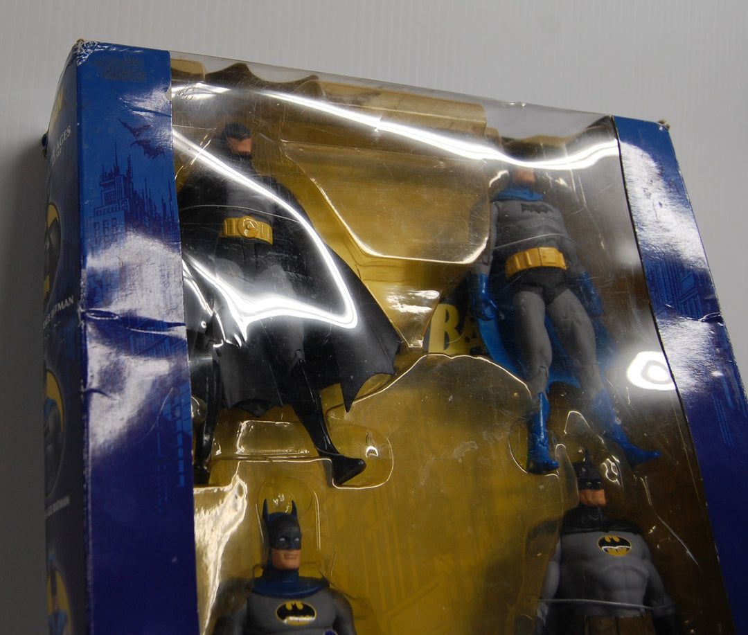 Batman Through the Ages 4-Pack Figures Gift Set 2007 DC Direct *Box Damage*