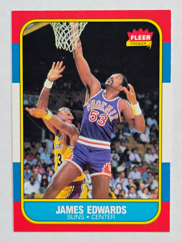 1986-87 Fleer Basketball James Edwards #29