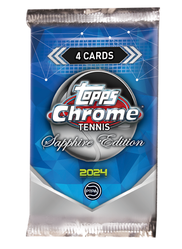 2024 Topps Chrome Tennis Sapphire Edition Hobby Box (Online Exclusive)