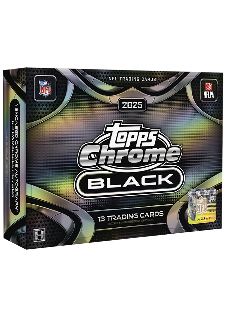 2025 Topps Chrome Black Football Hobby Box