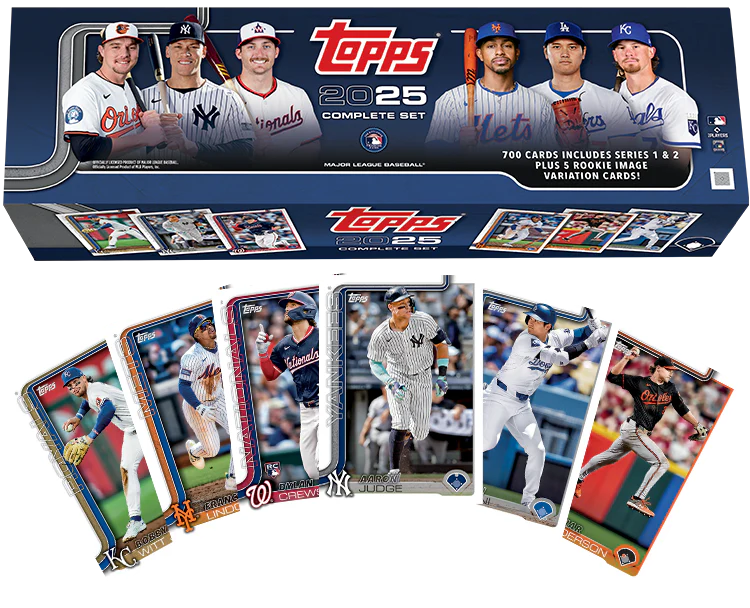 2025 Topps Baseball Complete Factory Set Retail  W/5 Rookie Variation Cards!
