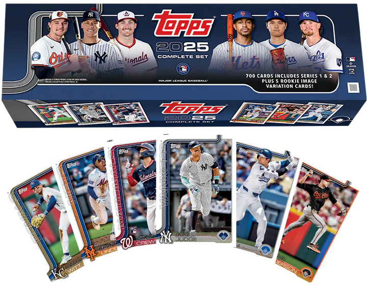 2025 Topps Baseball Complete Factory Set Retail  W/5 Rookie Variation Cards!
