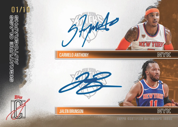 2025-26 Topps Signature Class Basketball Jumbo Box