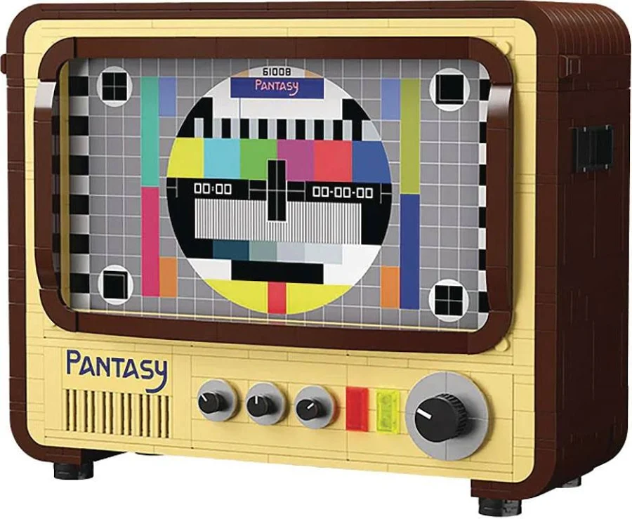 Pantasy Vintage Television Building Block Toy #61008