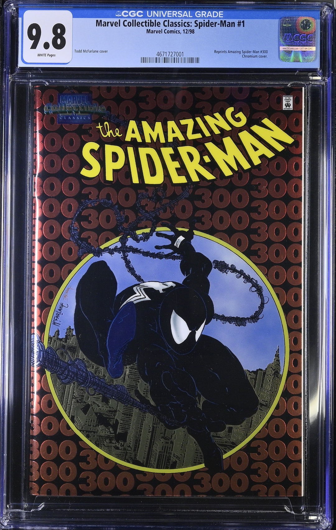 Marvel Collectible Classics: Spider-Man #1 CGC 9.8