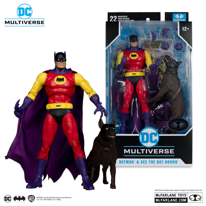 DC Multiverse Batman Wave 3 7-Inch Scale Action Figure - Batman & Ace the Bat-Hound Platinum Edition