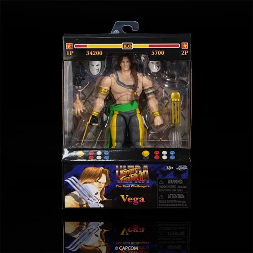 Ultra Street Fighter II Vega Player 2 6-Inch Scale Action Figure -Exclusive