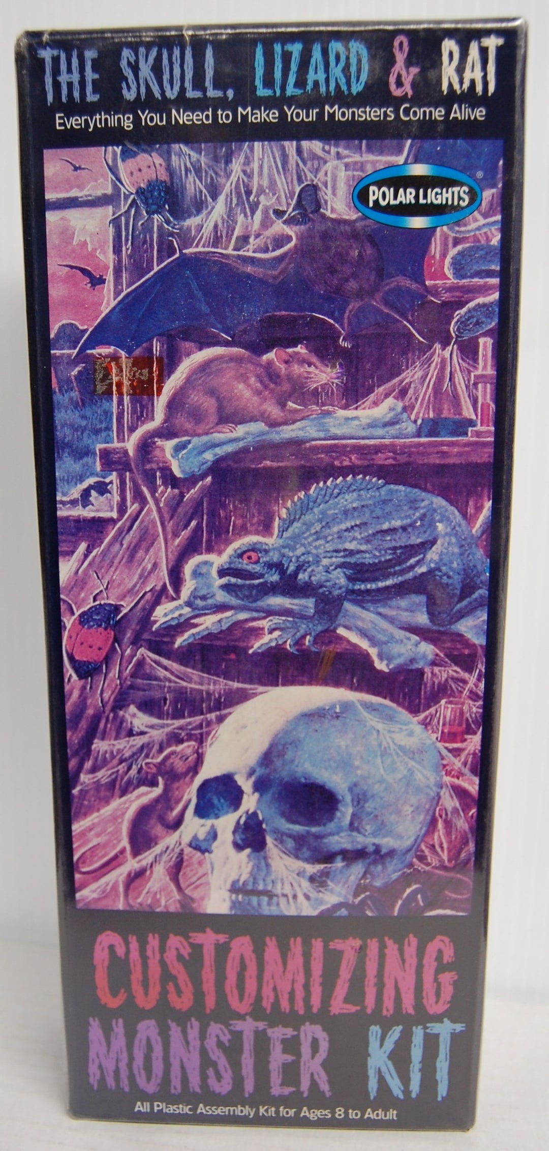 Customizing Monster Model Kit - Skull Lizard & Rat #5020 Polar Lights 1998