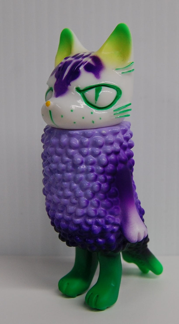 Yasu Ebineko Boss Fried Shrimp Cat (Purple, Green) Sofubi Vinyl Japan