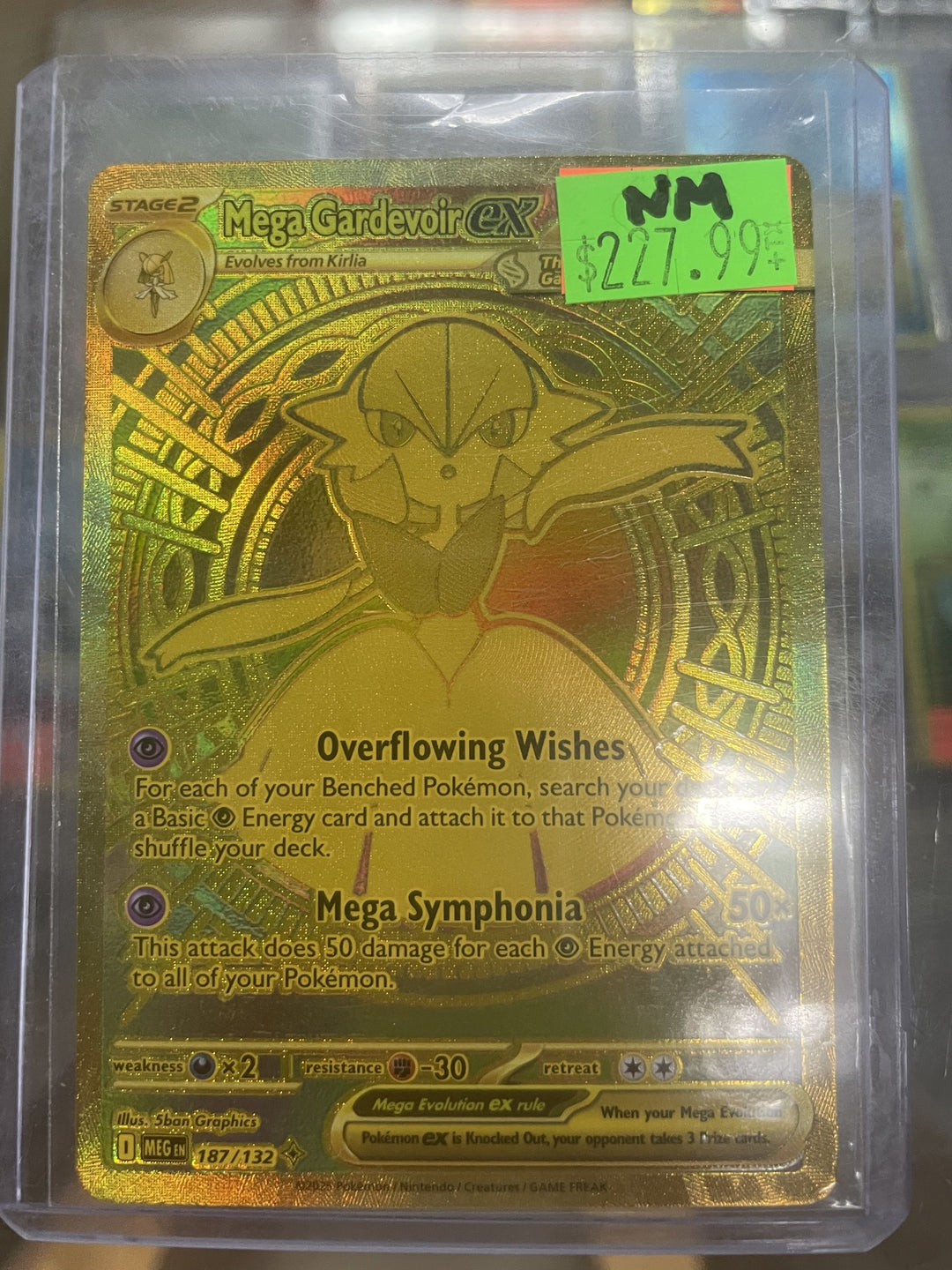 Mega Gardevoir EX - 187/132 NM - Mega Evolution