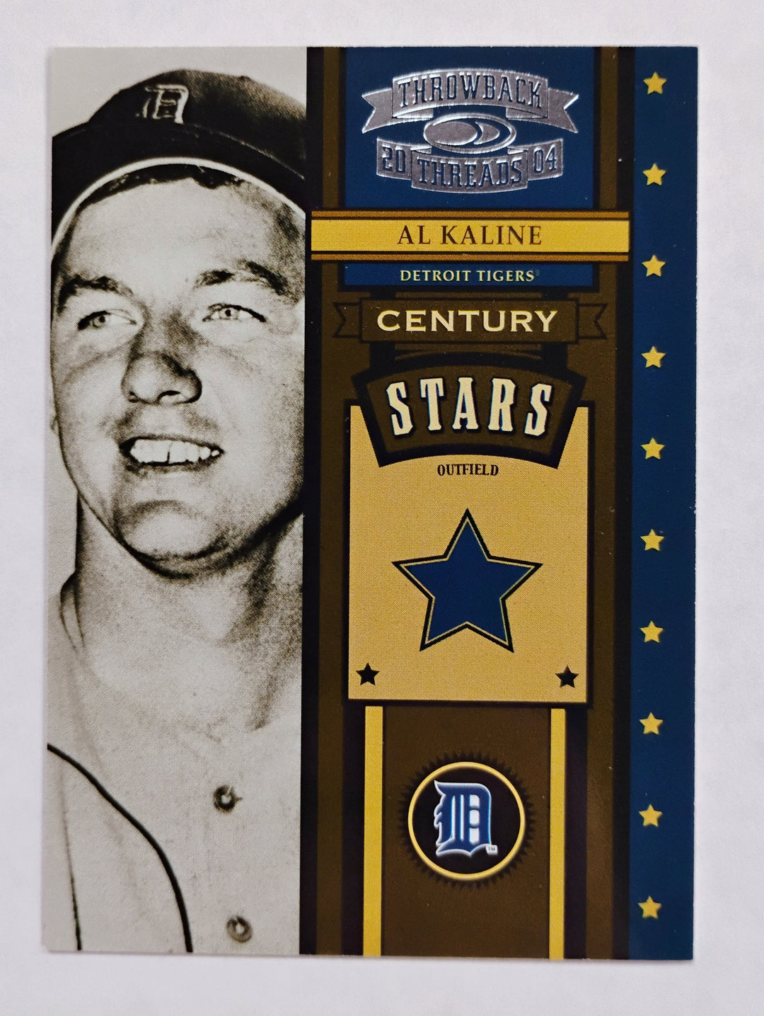 2004 Donruss Throwback Threads Baseball Al Kaline #CS-1 Century Stars