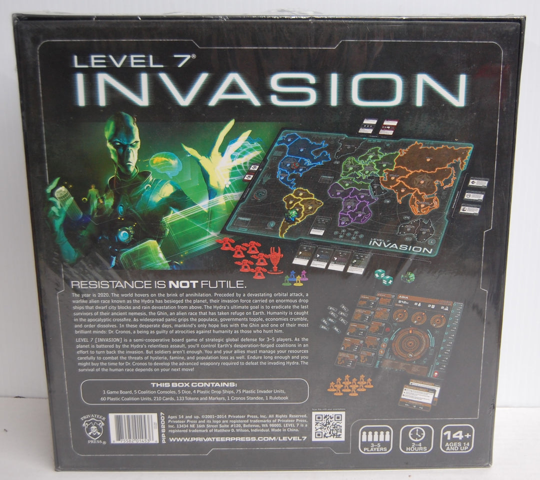 Level 7 Invasion - Board Game