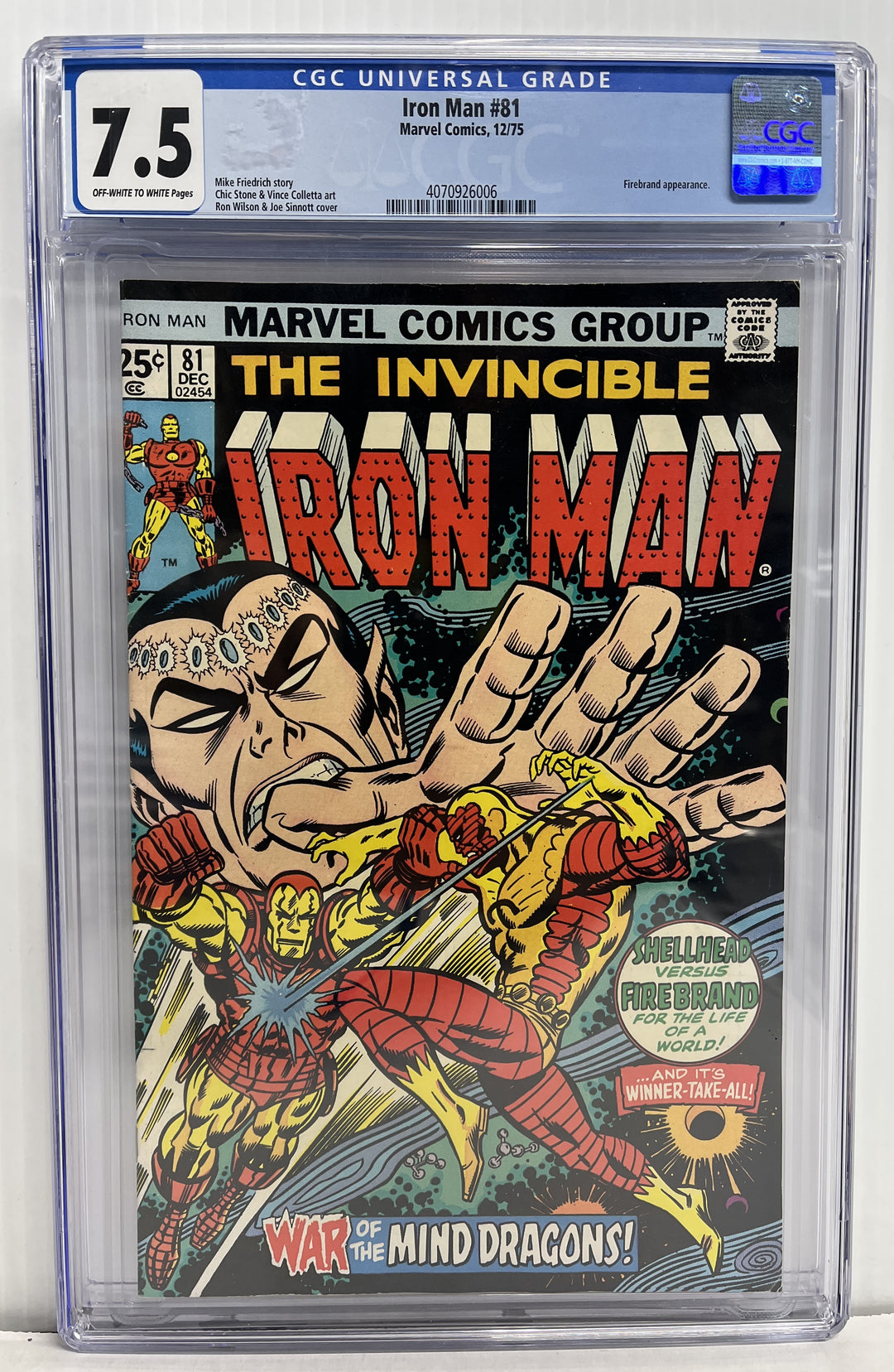 Iron Man #81 CGC 7.5