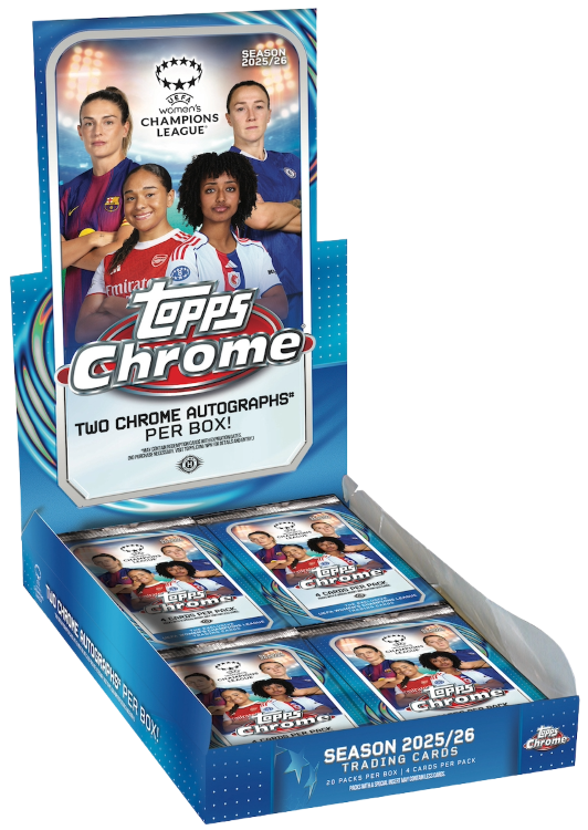 2025-26 Topps Chrome Women's Soccer Single Pack