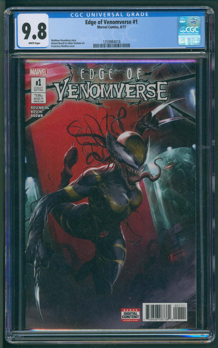 Edge of Venomverse #1 CGC 9.8