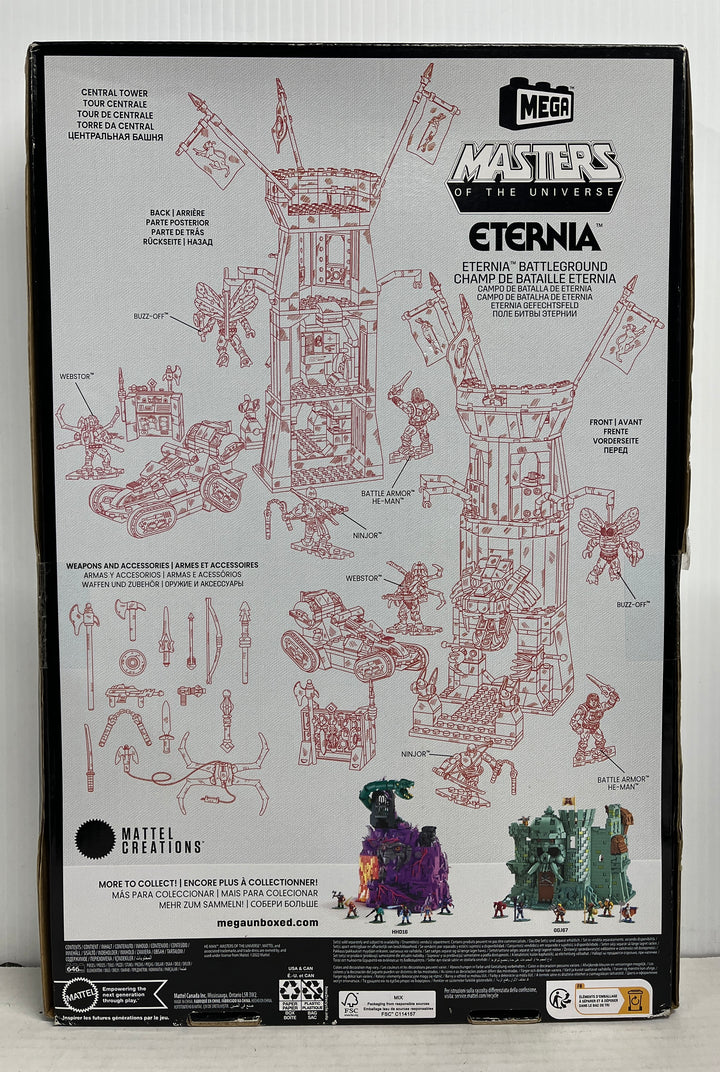 Mattel MEGA Masters of The Universe Eternia Battleground Toy Building Set