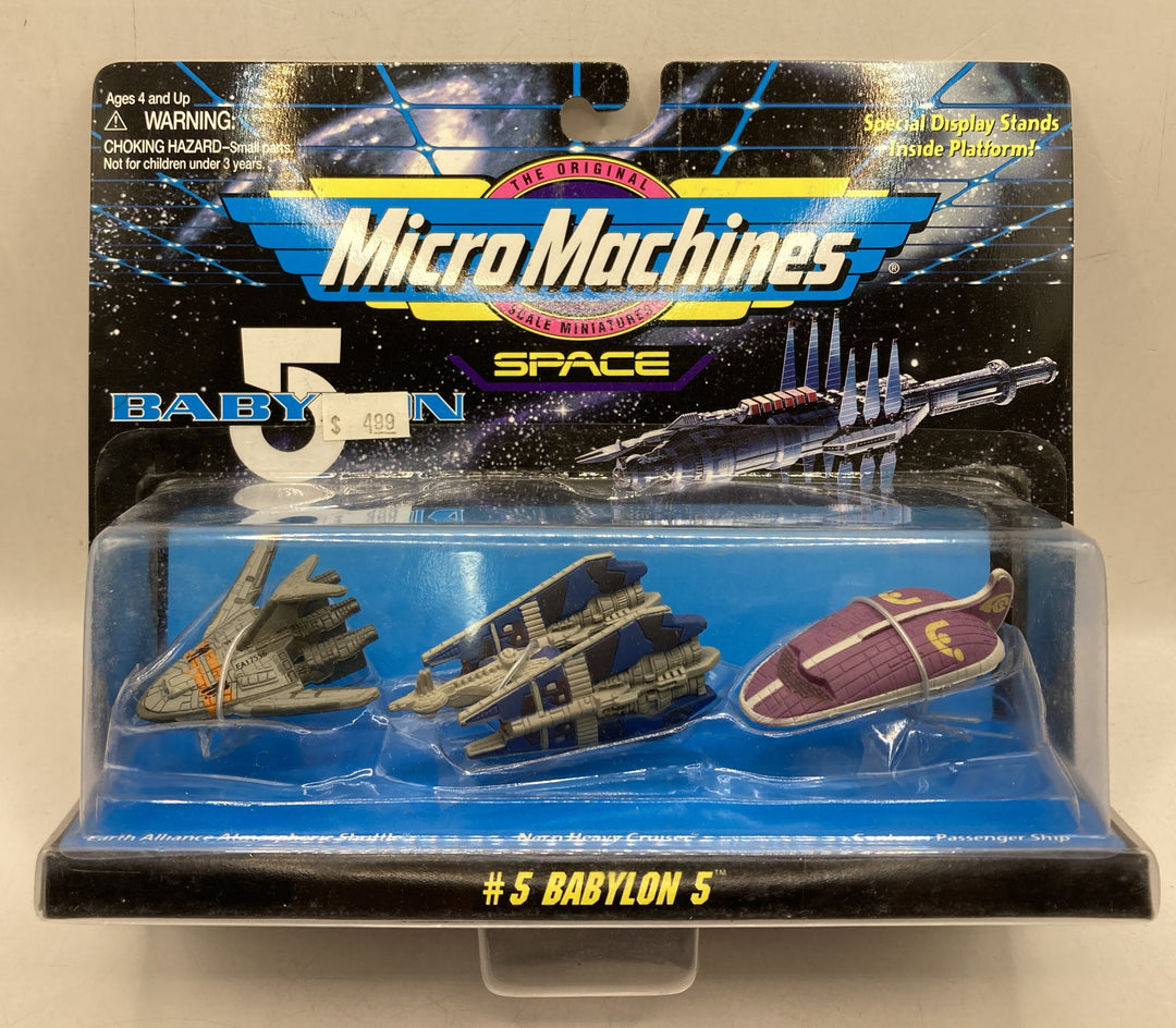 Micromachines Lot of 6 Babylon 5 Space Crafts 1994 1995