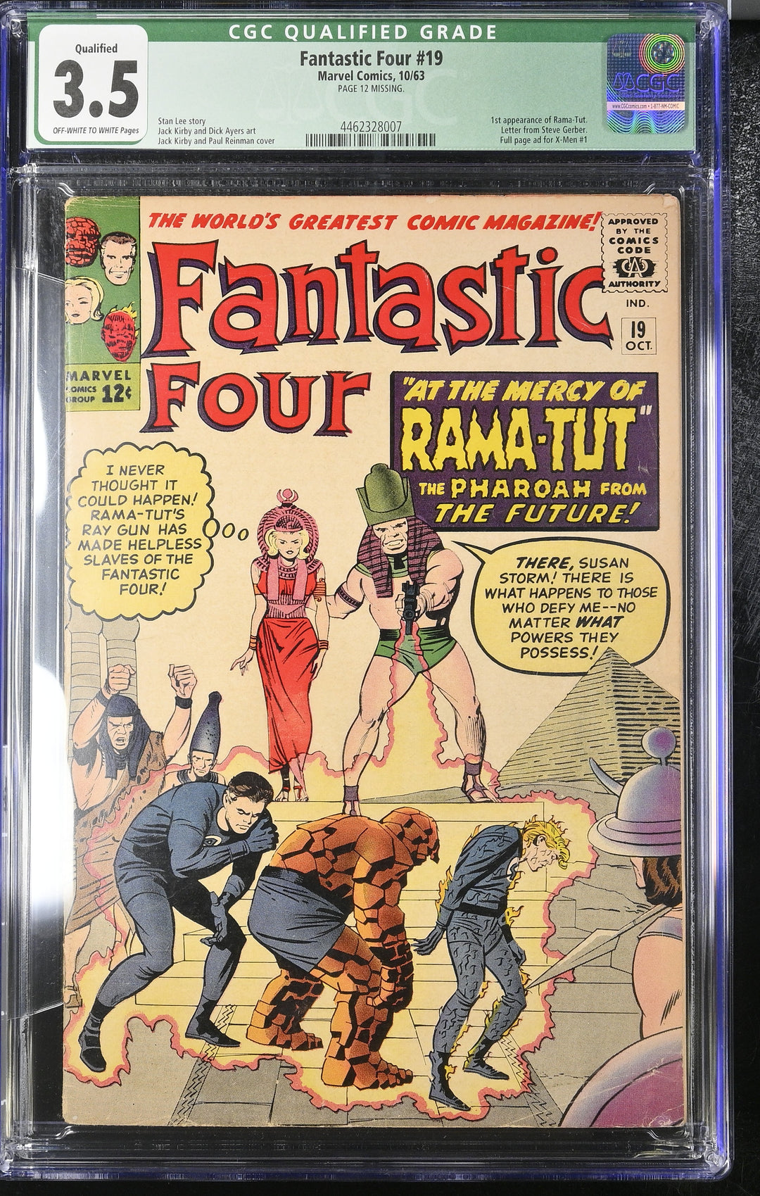 Fantastic Four #19 CGC 3.5
