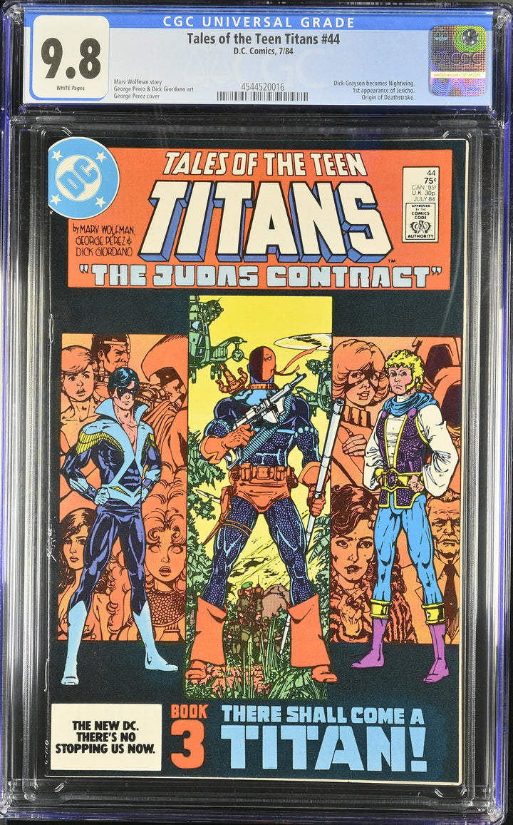 Tales of the Teen Titans #44 CGC 9.8