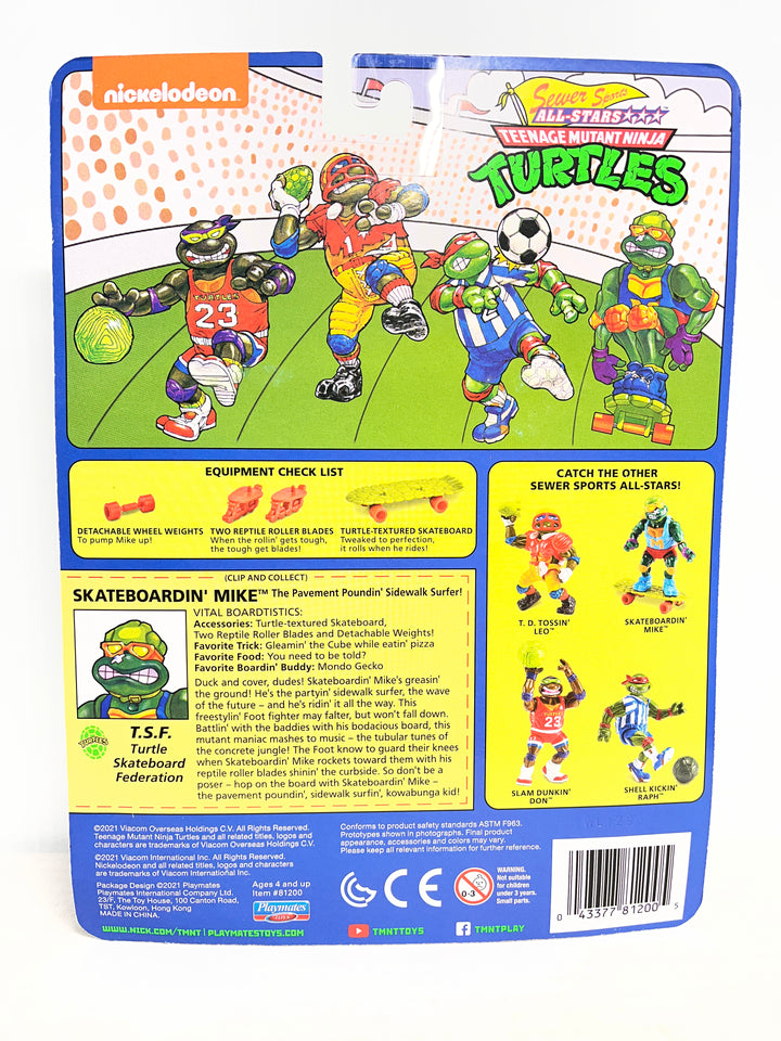 Teenage Mutant Ninja Turtles Skate-Boardin' Mike Action Figure