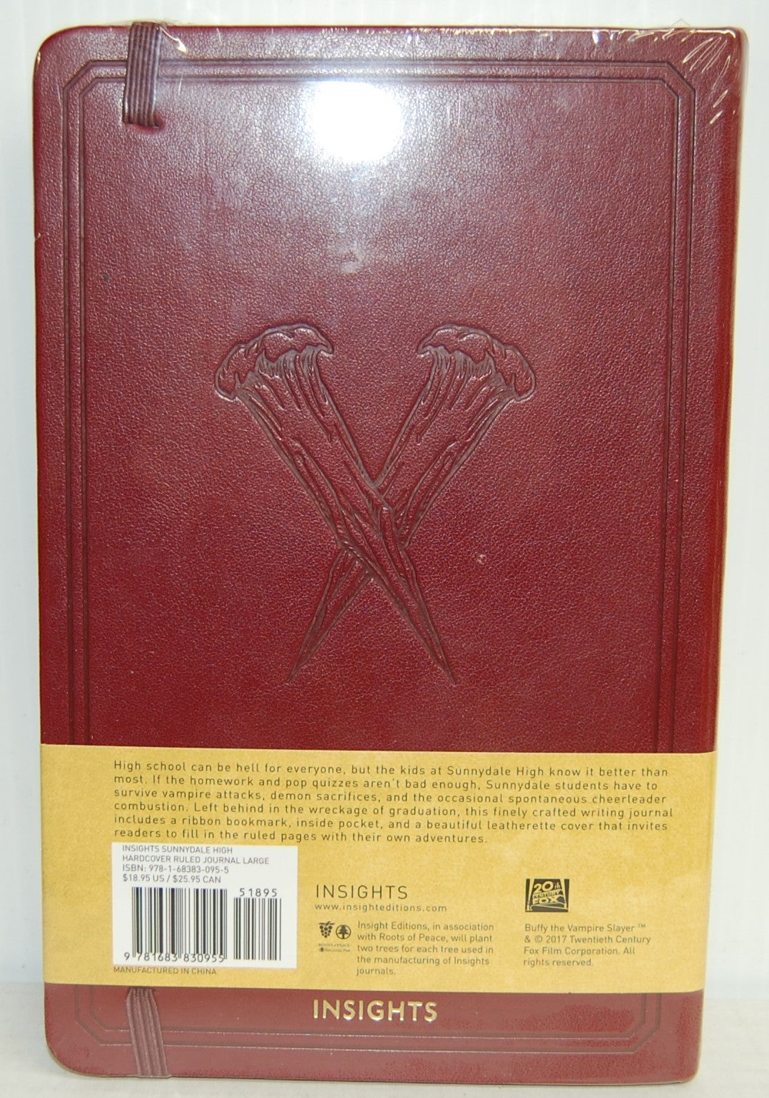 Buffy the Vampire Slayer - "Sunnydale High School" SHS Hardcover Ruled Journal 2017
