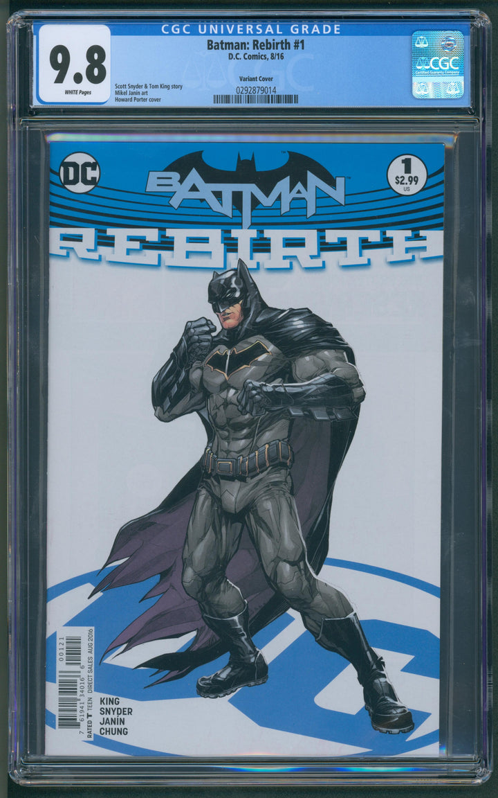 Batman: Rebirth #1 CGC 9.8