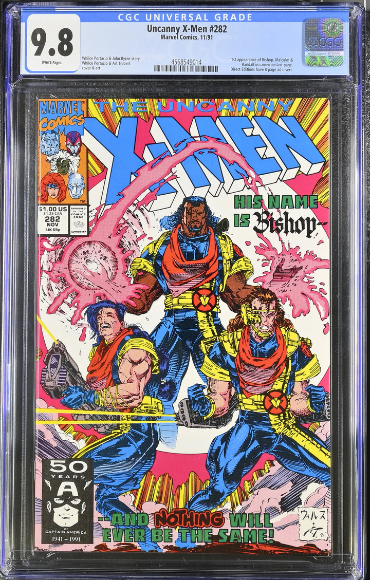 Uncanny X-Men #282 CGC 9.8