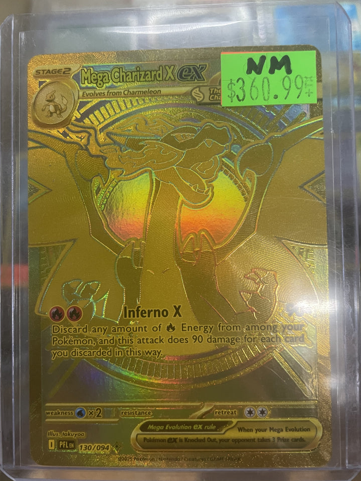 Mega Charizard X EX - 130/094 NM - Phantasmal Flames