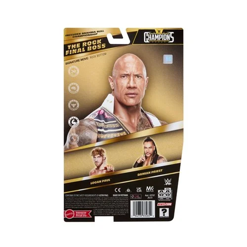 WWE Champions 2026 Wave 2 The Rock with People's Championship Title Action Figure