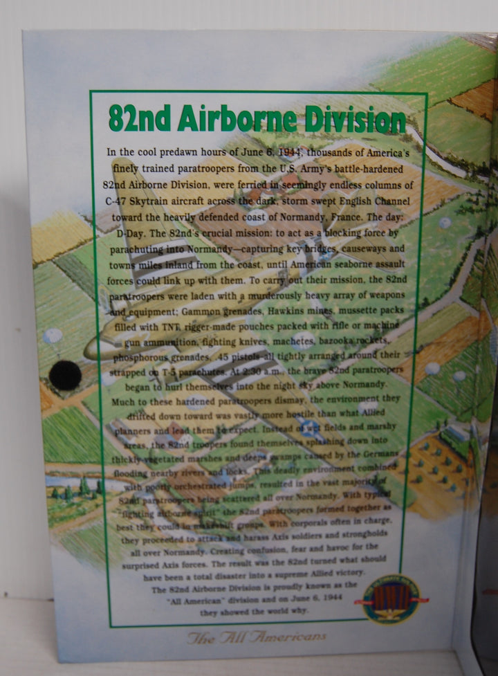 1999 The Ultimate Soldier - 82nd Airborne Division D-Day 12" Figure