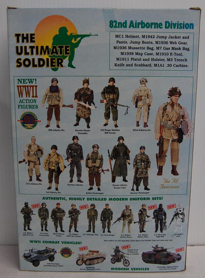 1999 The Ultimate Soldier - 82nd Airborne Division D-Day 12" Figure