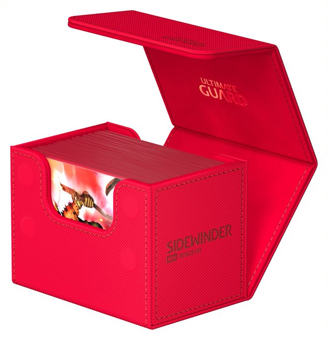 Ultimate Guard Deck Case - Sidewinder 80+ - Monocolor Red