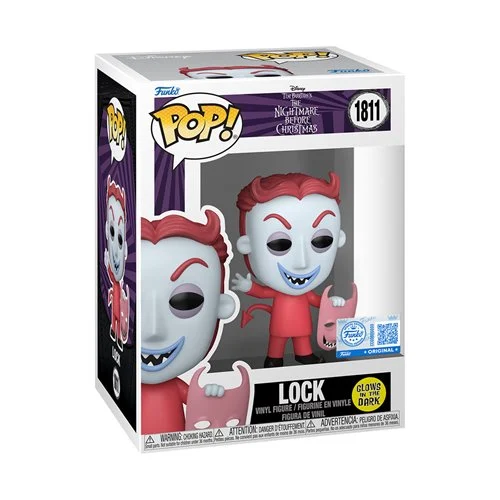 Funko Pop! #1811 The Nightmare Before Christmas - Lock Glow-in-the-Dark - Exclusive