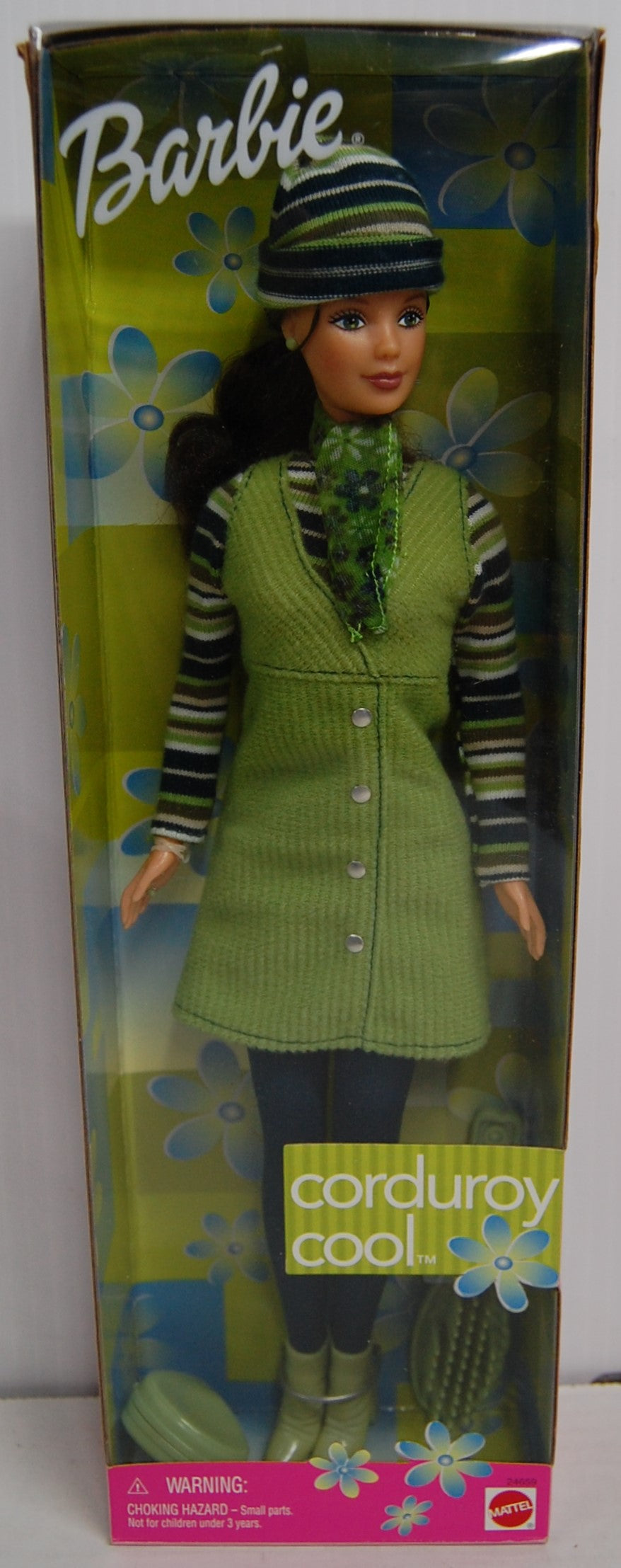1999 Corduroy Cool Barbie Doll #24659 Green